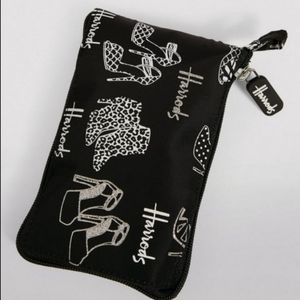 Harrods shopping bags reusable folding  nylon bag.3 Choices left @ $25 each NWT